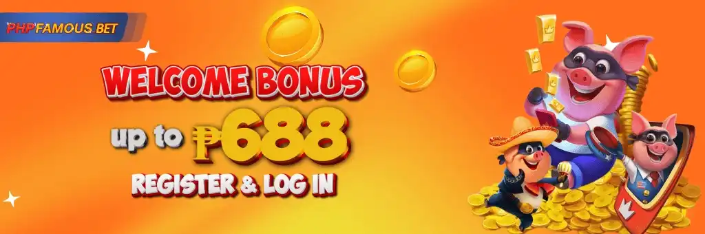 PHPFAMOUS register page showing user registration form for online casino and games