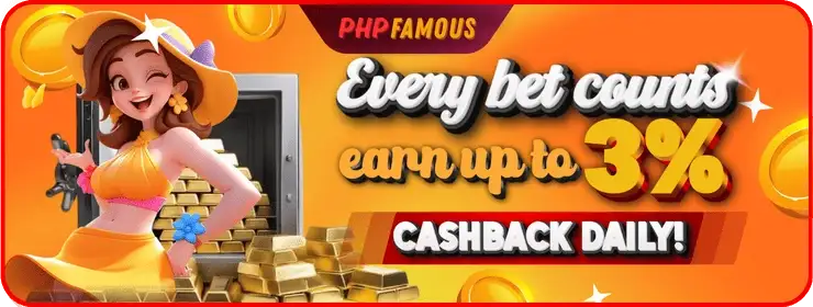 PHPFAMOUS login to access daily casino rewards and offers